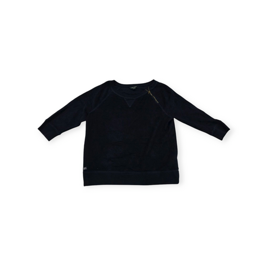 Sudadera Ralph Lauren Grand Azul Profundo Con Cierre De Lado