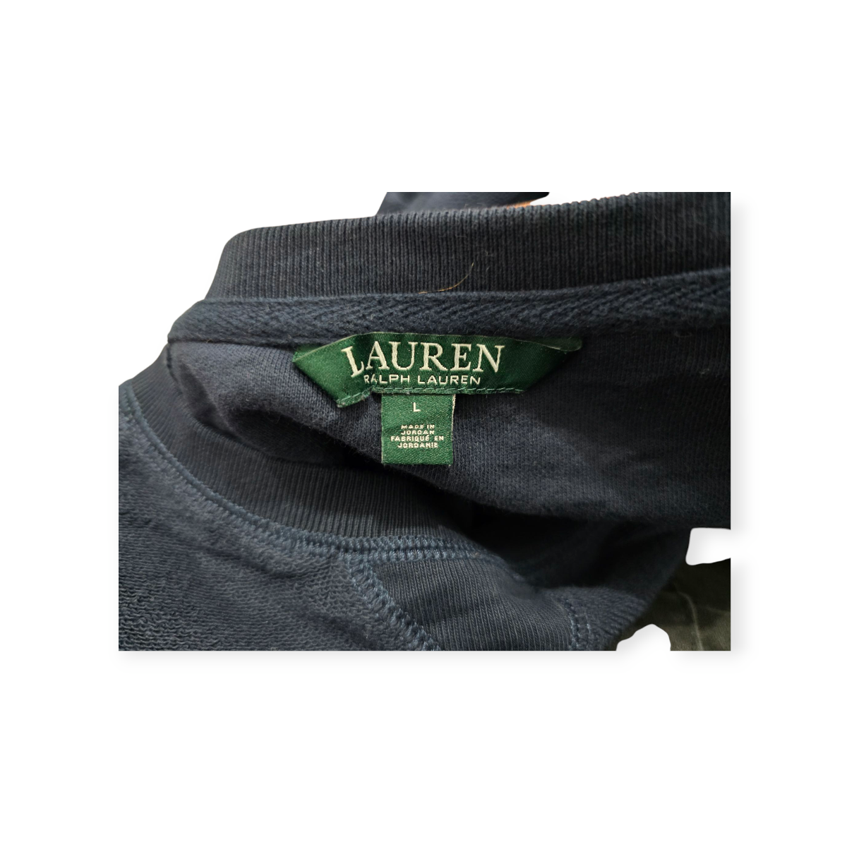 Sudadera Ralph Lauren Grand Azul Profundo Con Cierre De Lado