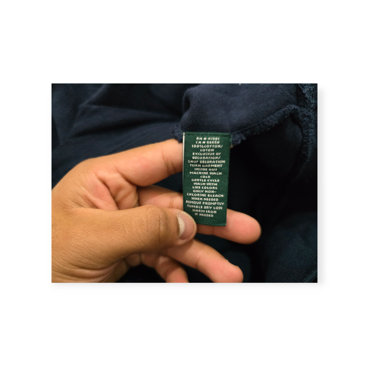 Sudadera Ralph Lauren Grand Azul Profundo Con Cierre De Lado