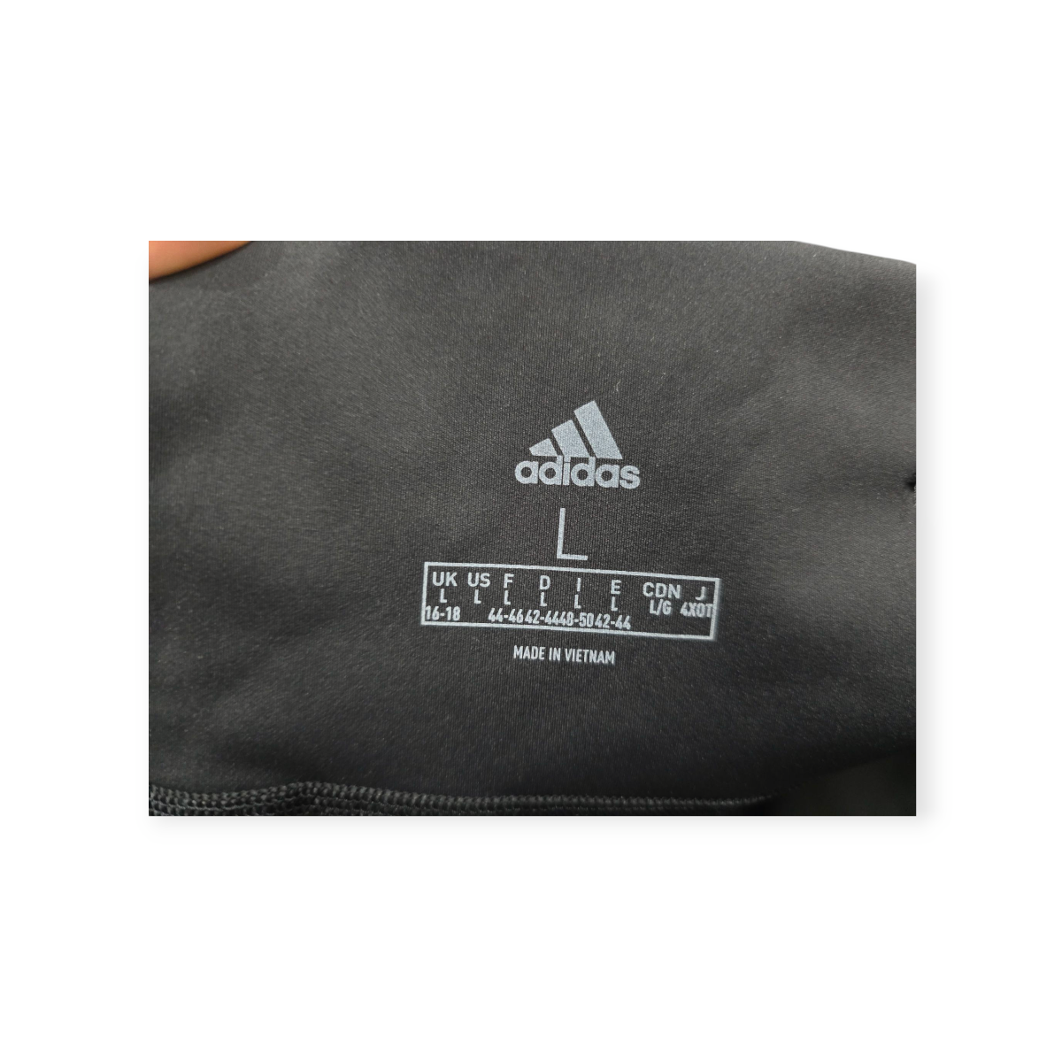 Legging Adidas De Mujer Grande L Color Negro Con Lineas