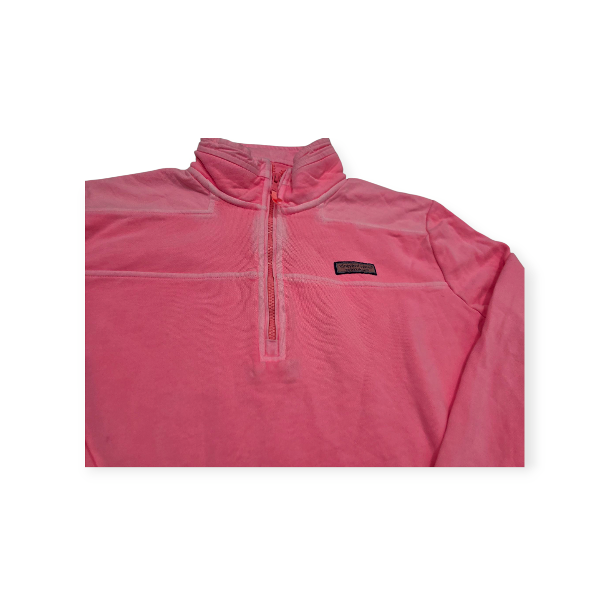 Sudadera Vineyard Vines Xgrande Xl Rosa Fosforescente