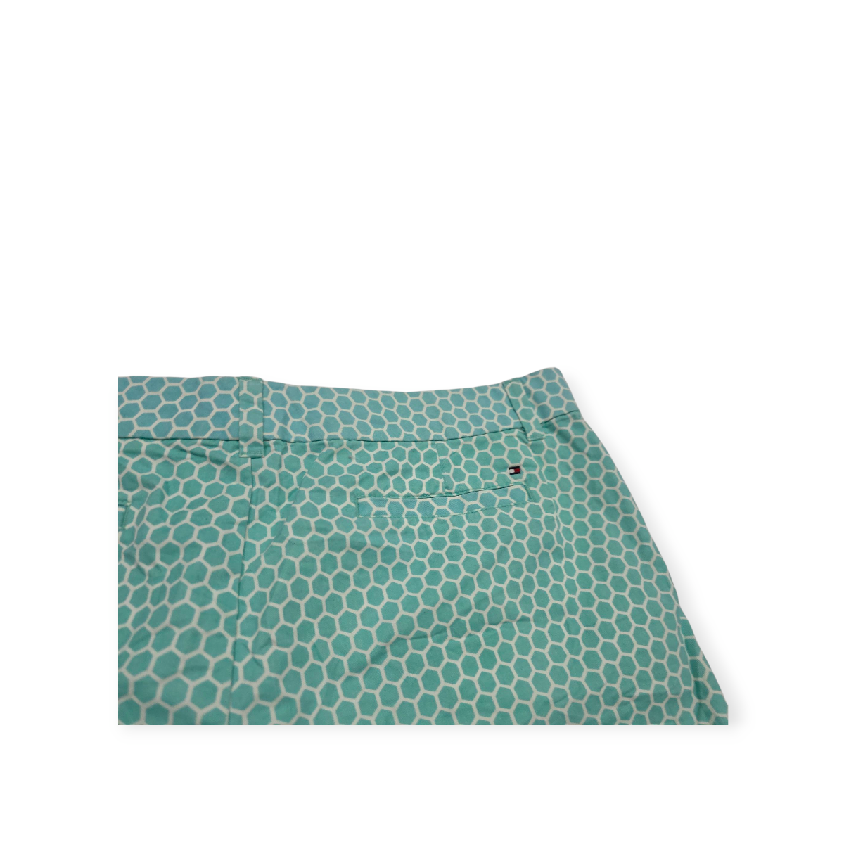 Short Tommy Hilfiger Talla 16 Color Menta Con Blanco