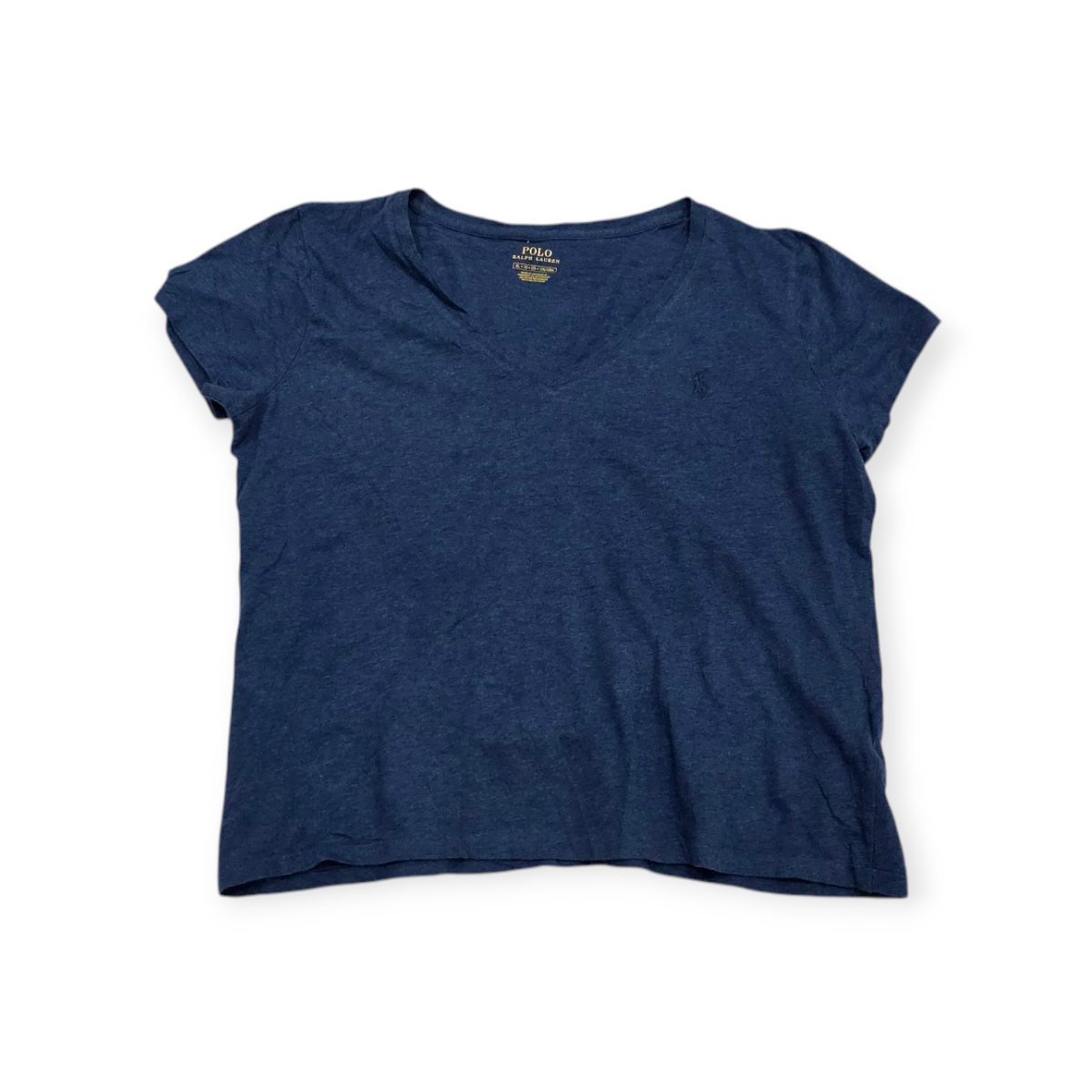 Playera Polo Ralph Lauren Xlazul Acero Manga Corta Pony Azul