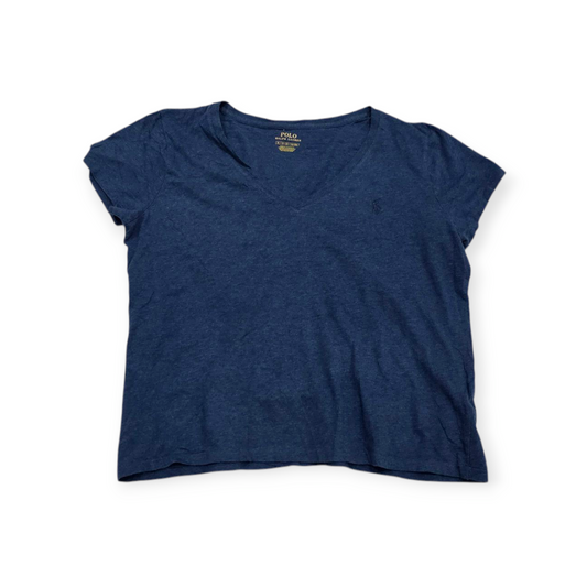 Playera Polo Ralph Lauren Xlazul Acero Manga Corta Pony Azul
