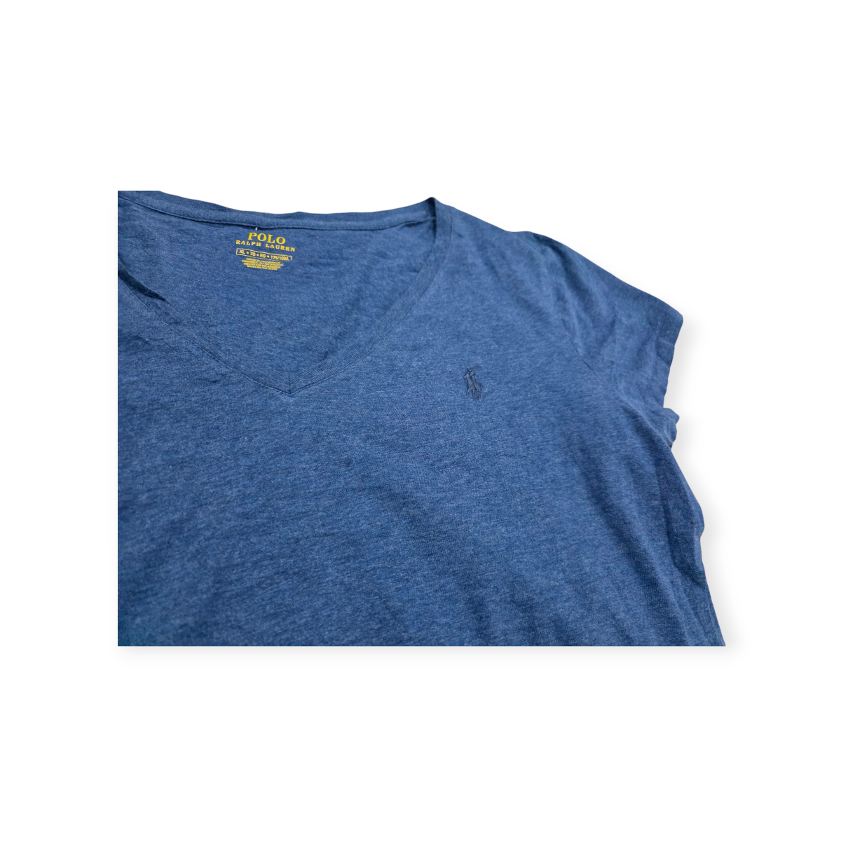 Playera Polo Ralph Lauren Xlazul Acero Manga Corta Pony Azul