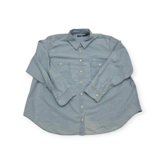 Camisa Mujer Ralph Lauren 3x Azul Claro