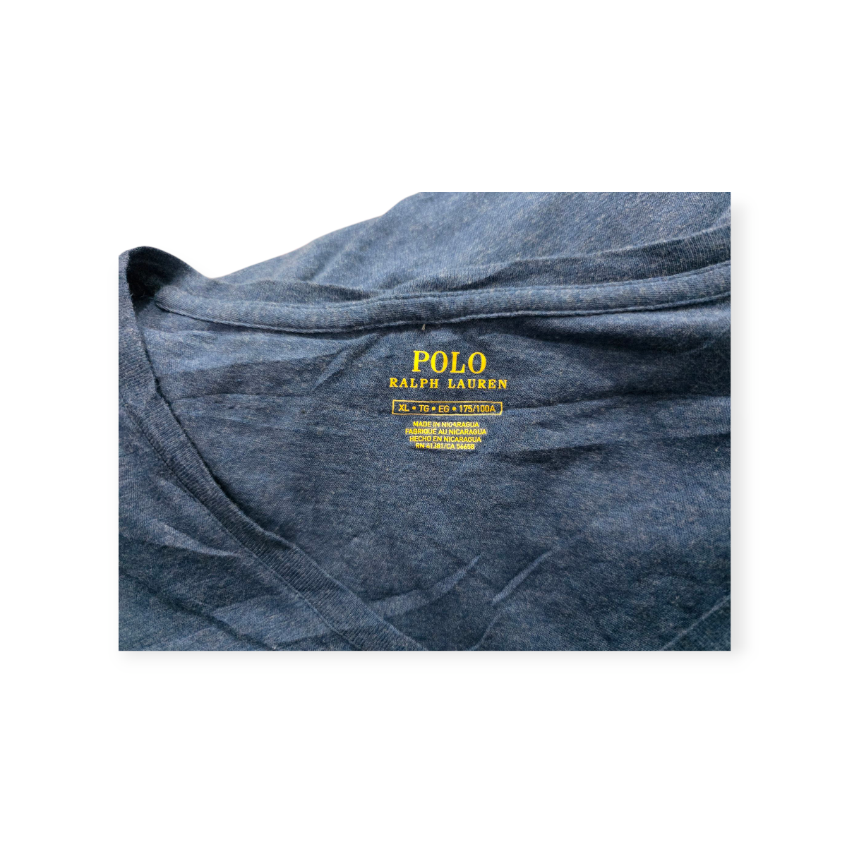 Playera Polo Ralph Lauren Xlazul Acero Manga Corta Pony Azul