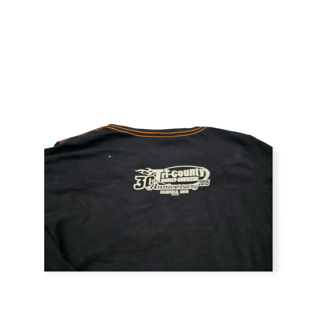 Playera Harley Davidson Grande L Manga Larga Color Negro