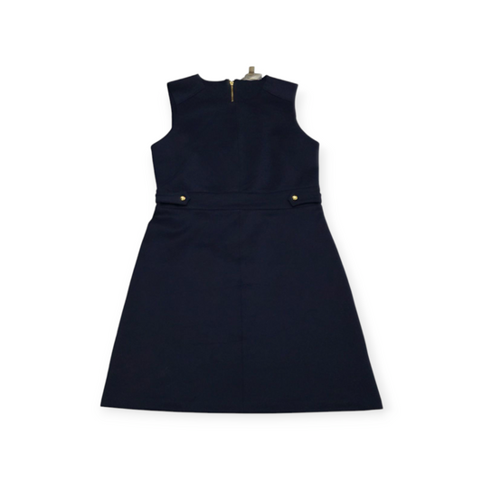 Vestido Michael Kors Grande L Azul Marino Con Dorado