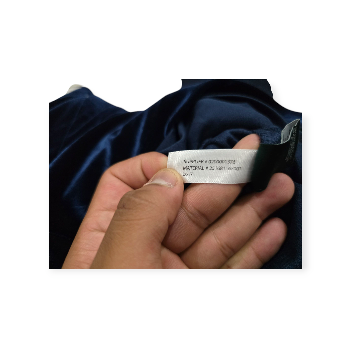Vestido Ralph Lauren Talla 8 Petite De Terciopelo Azul