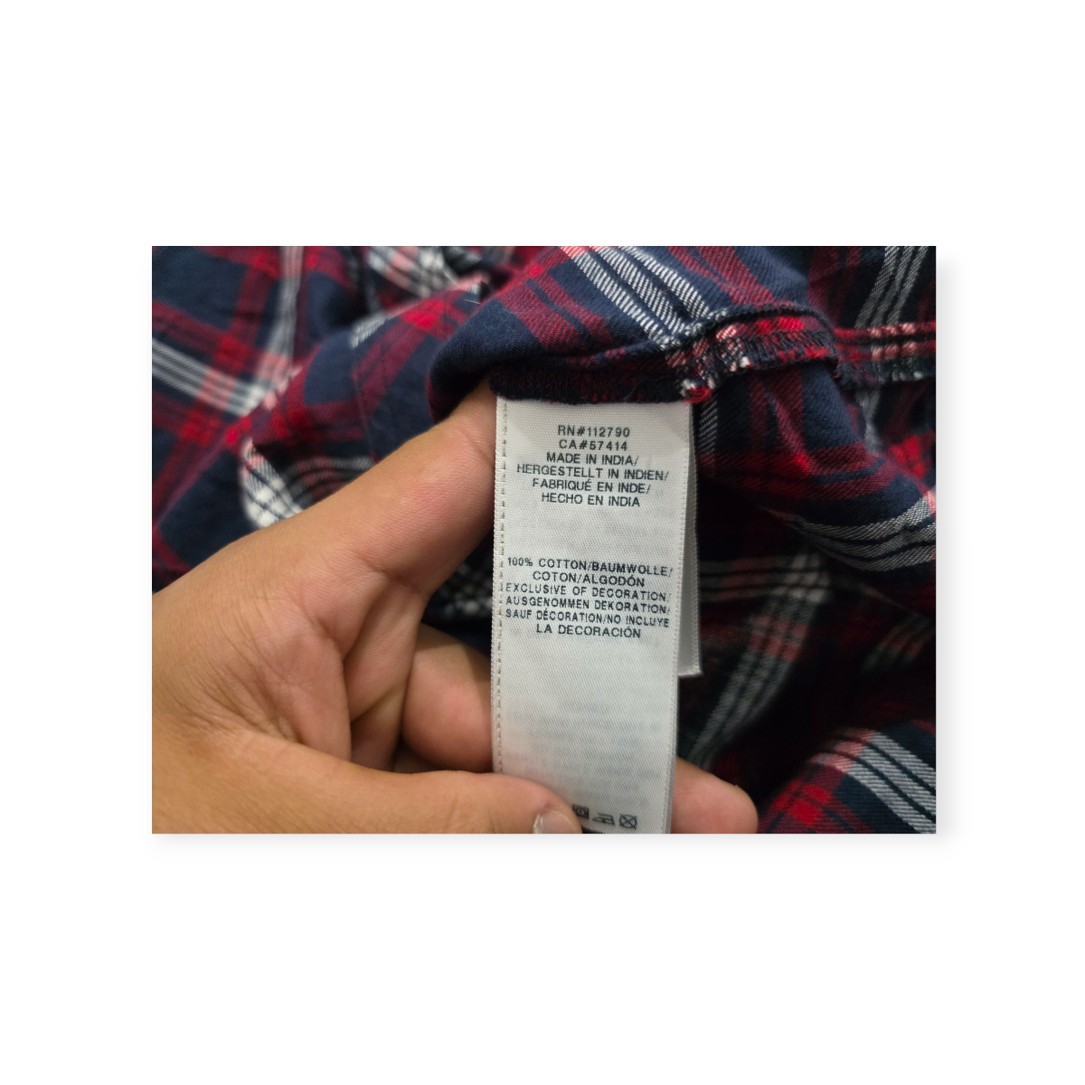 Camisa True Religion Chico S Roja Con Azul