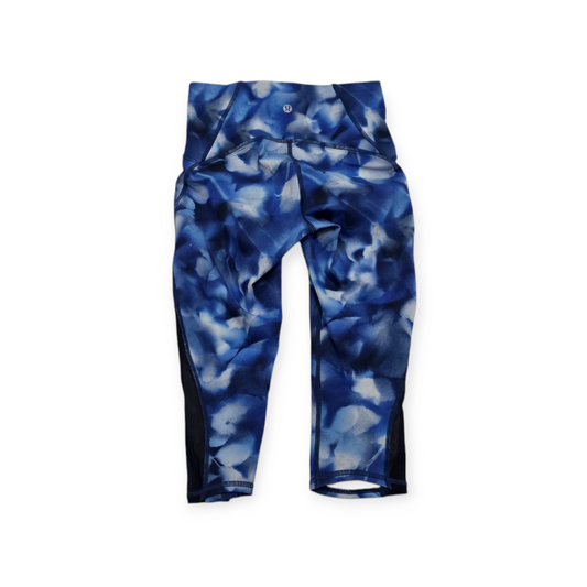 Legging Lululemon Corto Azul Talla 4