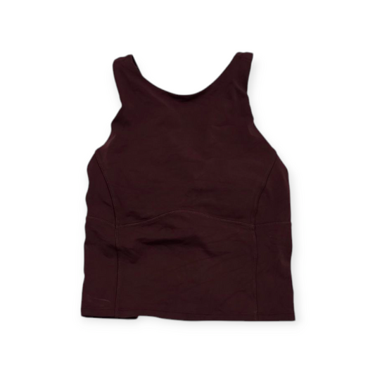 Playera Corta Lululemon Talla 2 Color Bordo