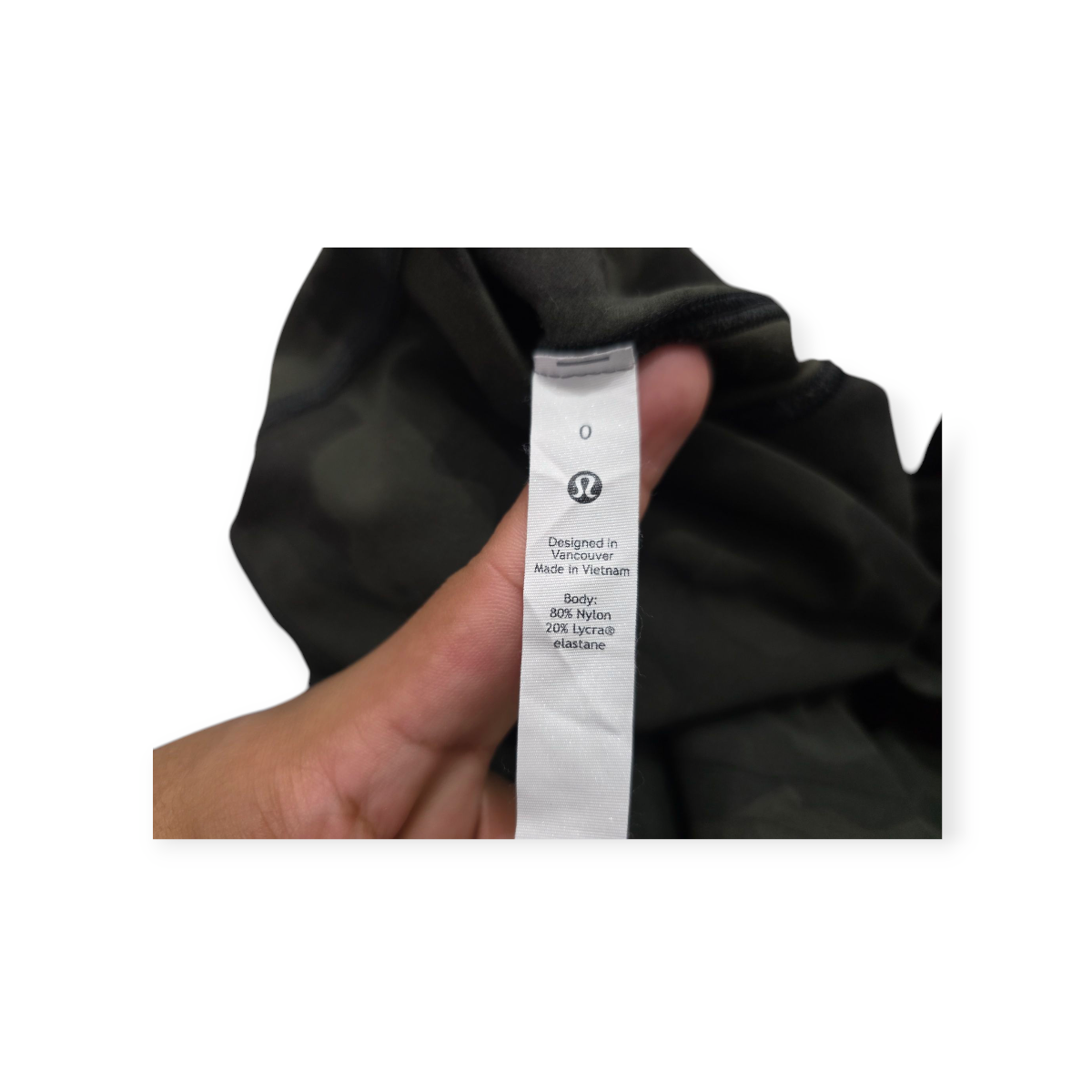 Legging Lululemon Verde Militar Talla 0