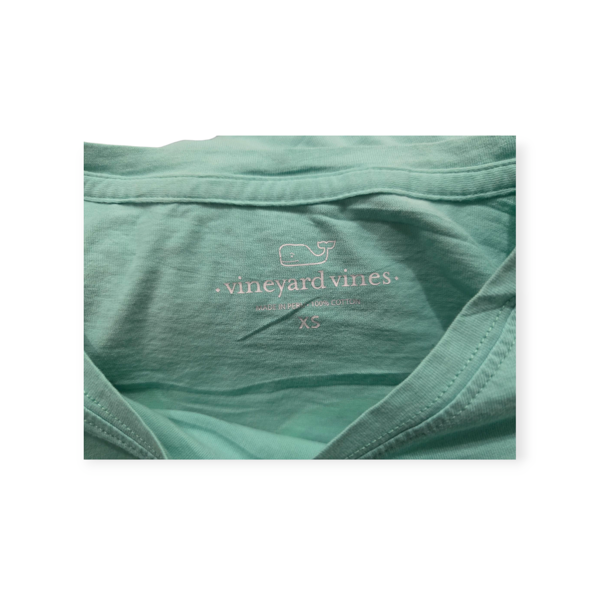 Playera Vineyard Vines Xchico Xs Color Menta Manga Corta
