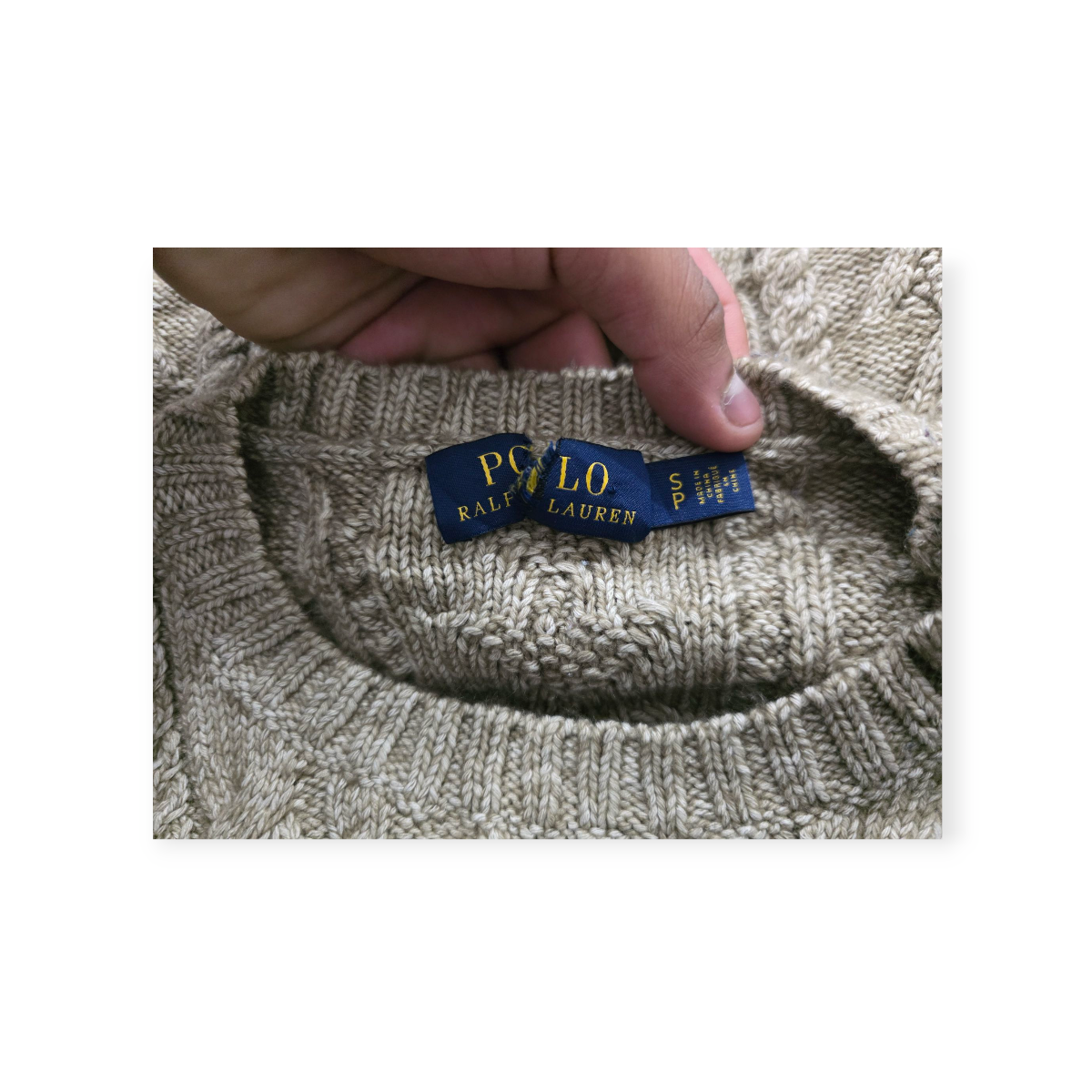 Sueter Polo Ralph Lauren Mujer Chico S Cafe Cuello Redondo