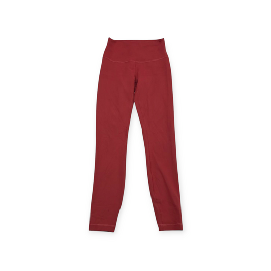 Legging Lululemon Talla 4 Color Coral Oscuro