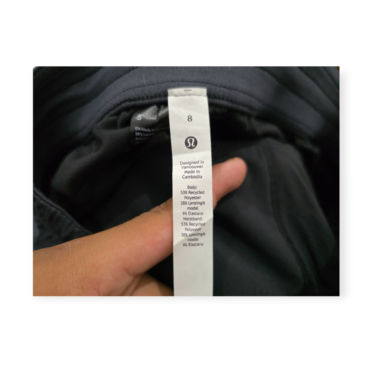 Short Lululemon De Mujer Talla 8 Color Gris Oscuro