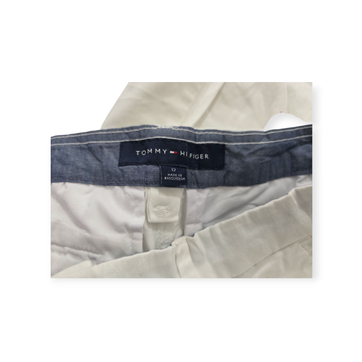 Pantalon Tommy Hilfiger Talla 12 Color Blanco