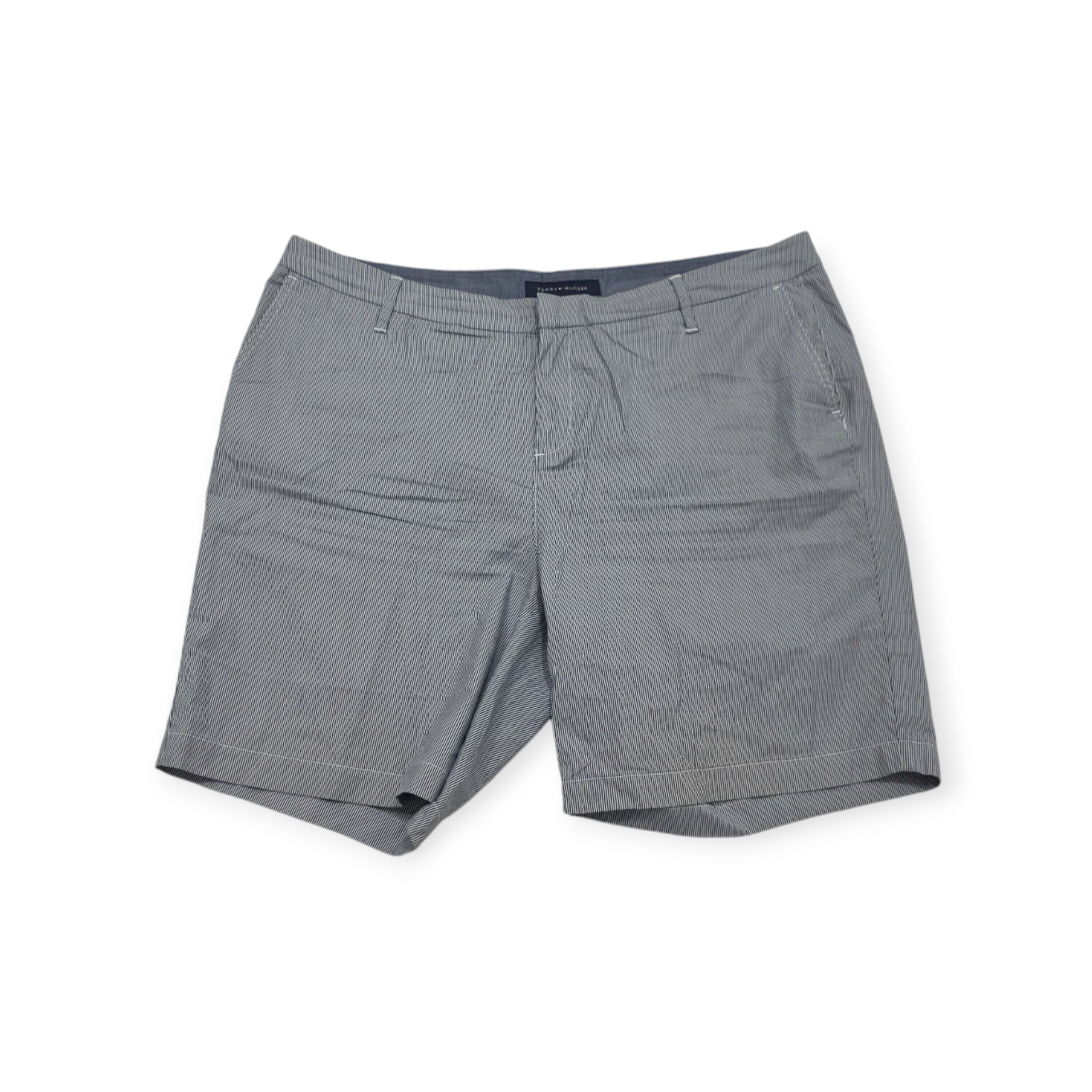 Bermuda Tommy Hilfiger Talla 16w Azul Rayada
