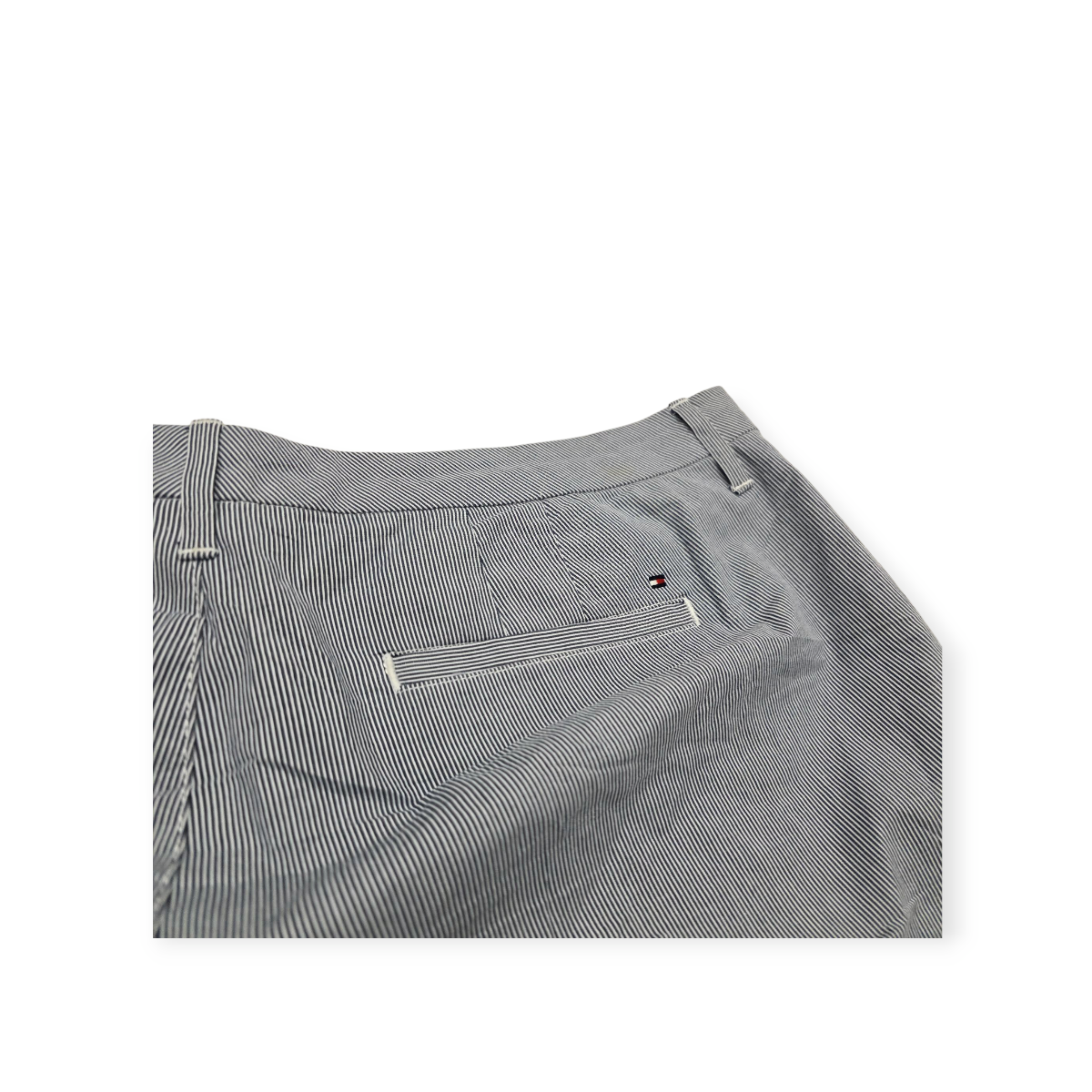 Bermuda Tommy Hilfiger Talla 16w Azul Rayada