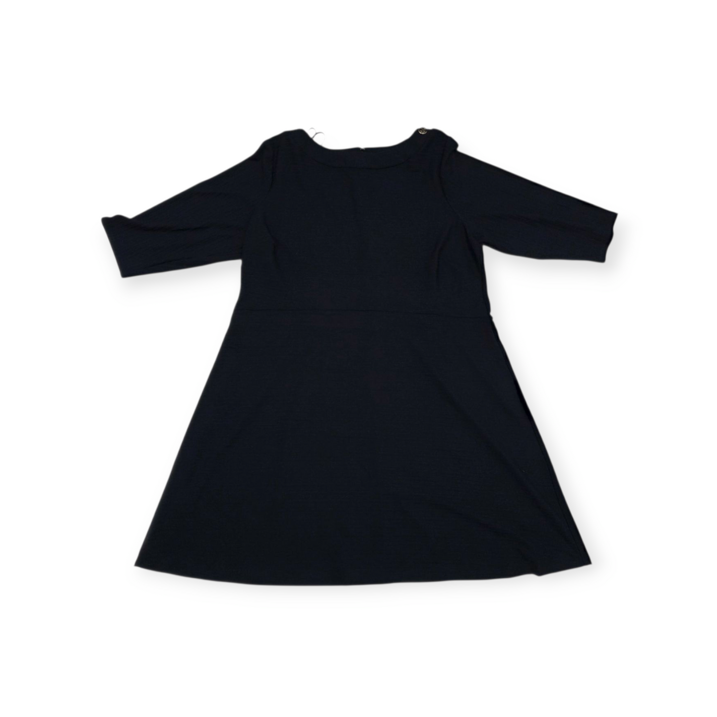 Vestido Tommy Hilfiger Talla 14 W Azul Oscuro Manga 3/4