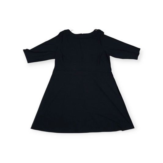 Vestido Tommy Hilfiger Talla 14 W Azul Oscuro Manga 3/4