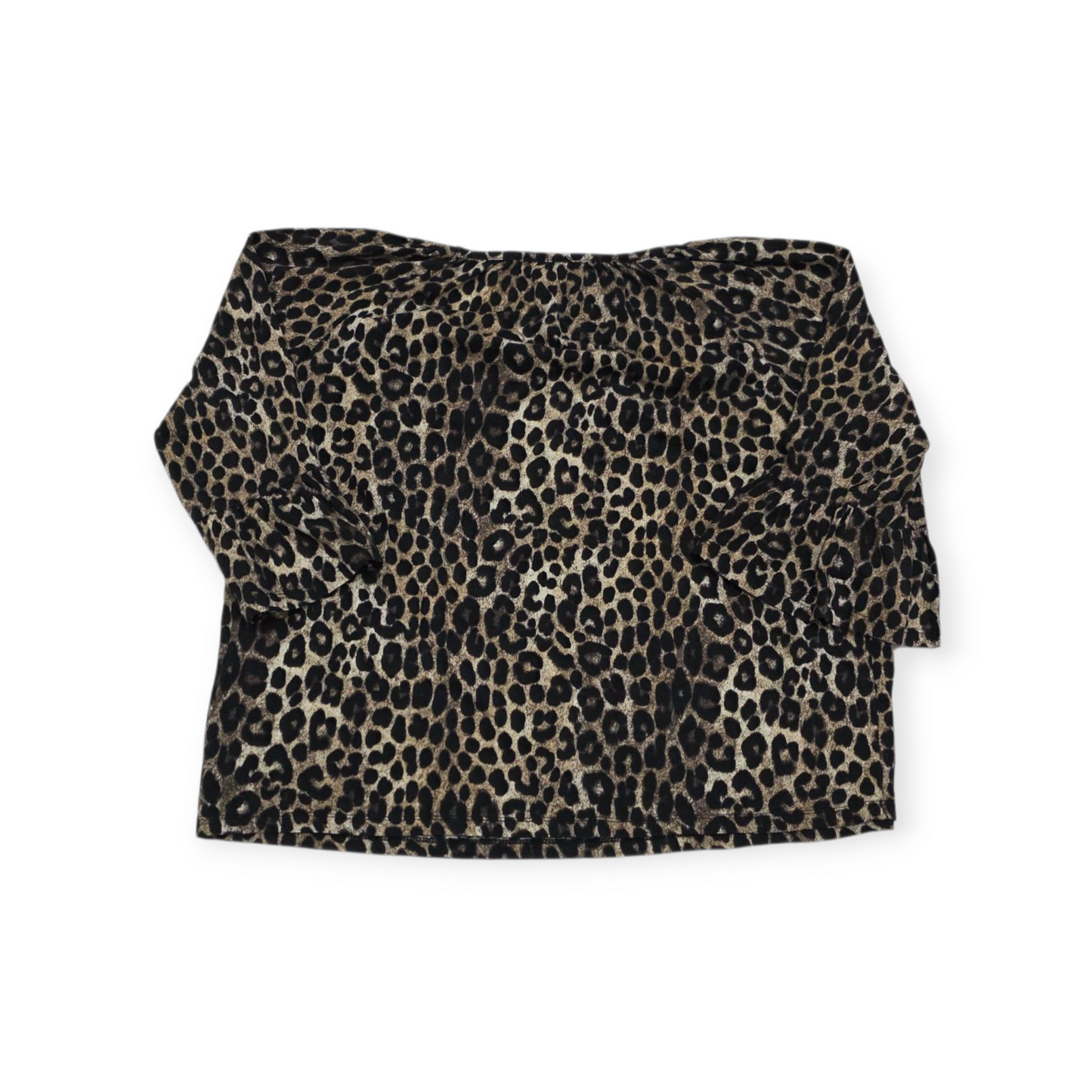 Blusa Michael Kors Grande L Animal Print Cafe