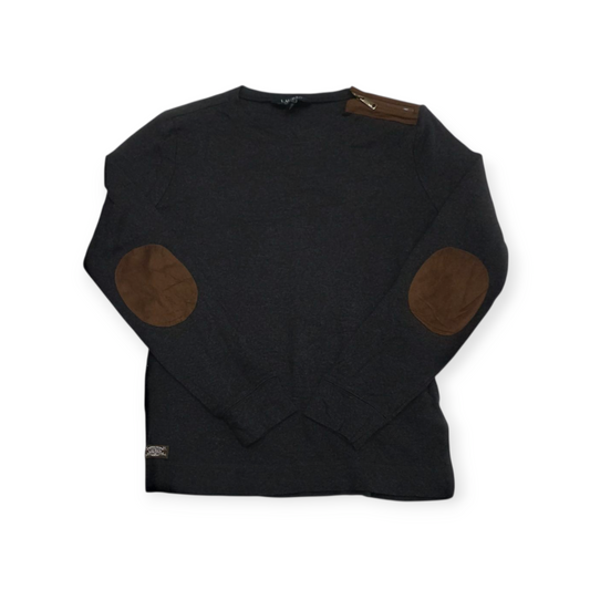 Playera Ralph Lauren Grande L Gris Con Cafe