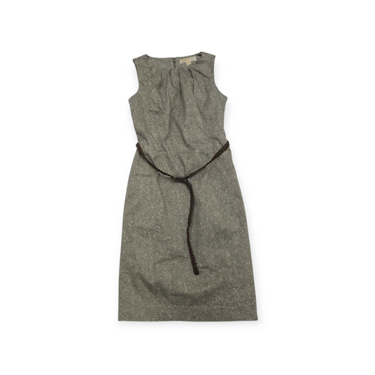 Vestido Michael Kors Mediana M Color Verde Con Cafe