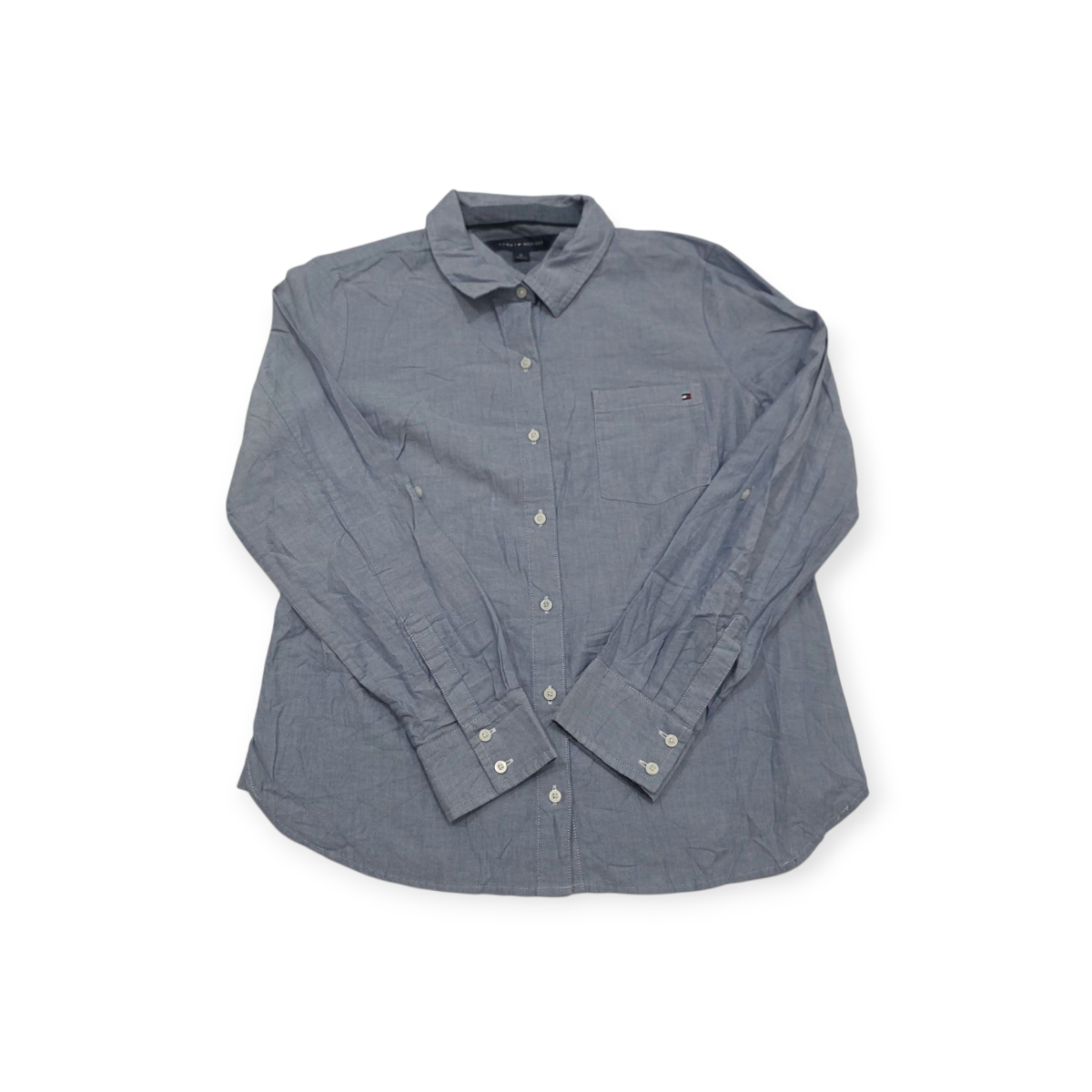 Camisa Tommy Hilfiger Mediana M Azul Acero