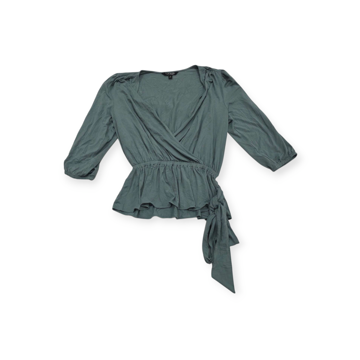 Blusa Ralph Lauren Chico S Black Manga 3/4 Azul Acero