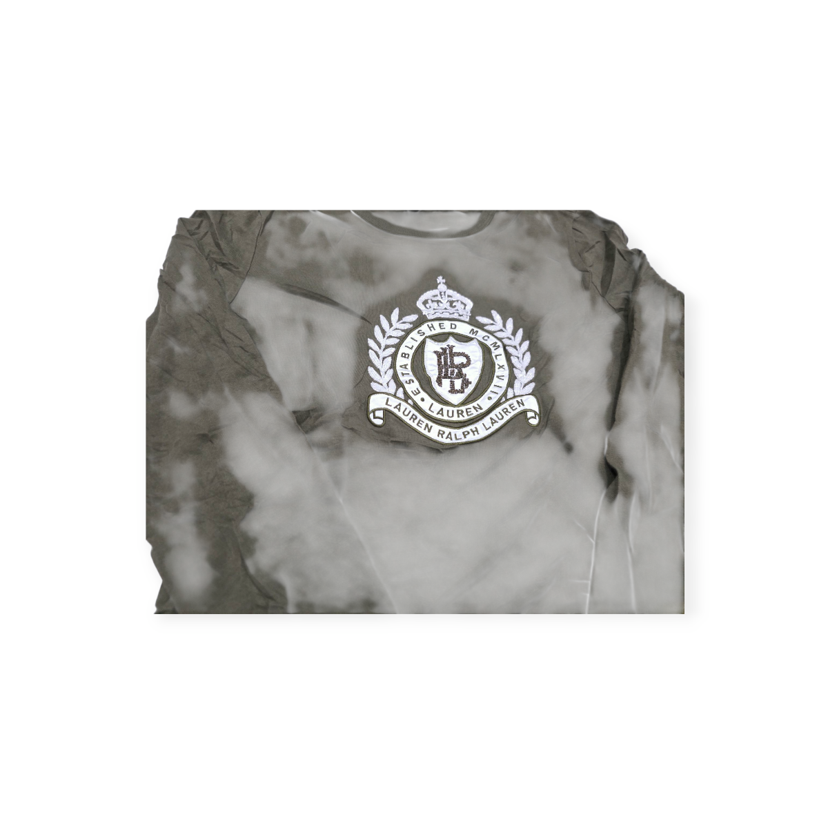 Playera Ralph Lauren Xchico Xs Verde Oscuro Manga Larga
