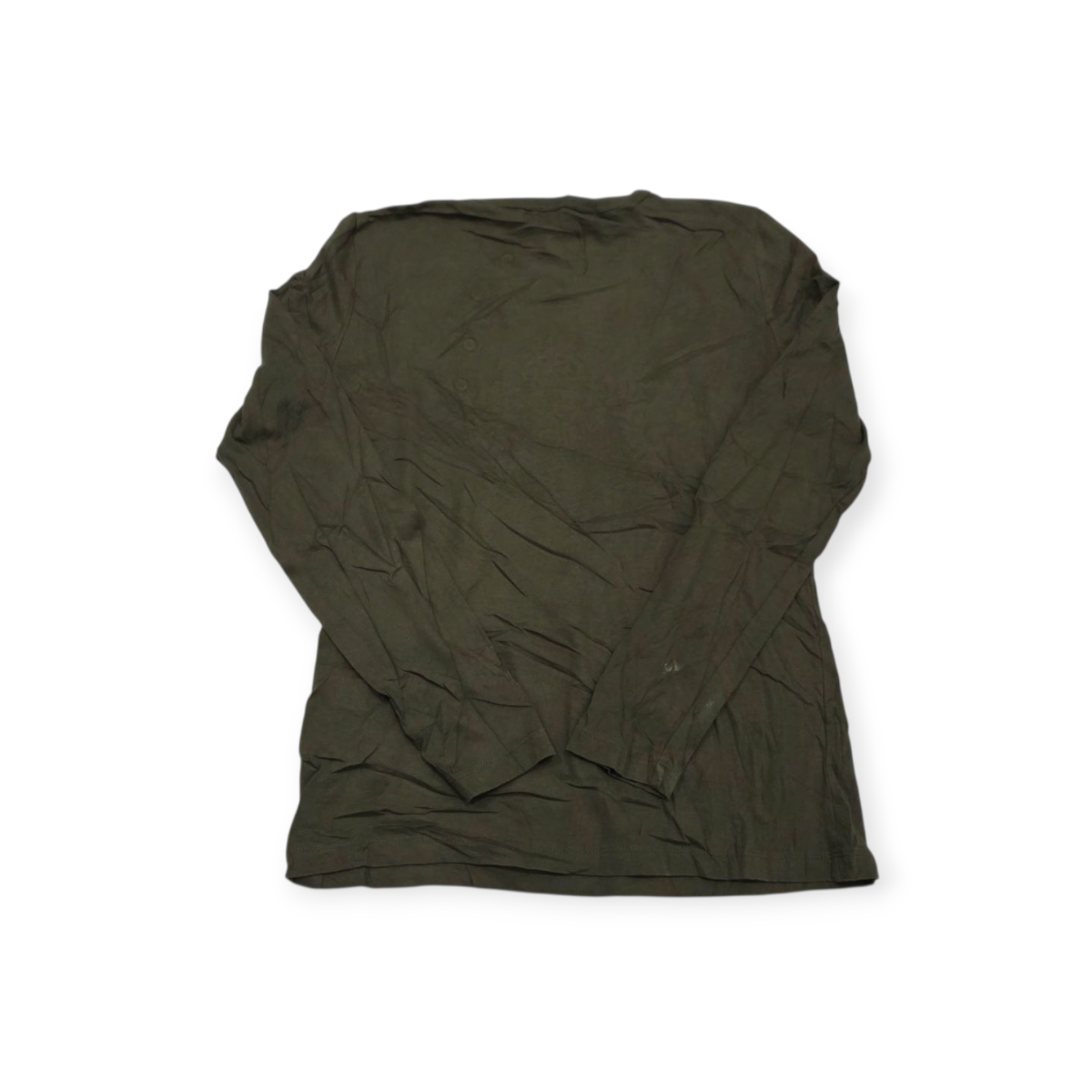 Playera Ralph Lauren Xchico Xs Verde Oscuro Manga Larga