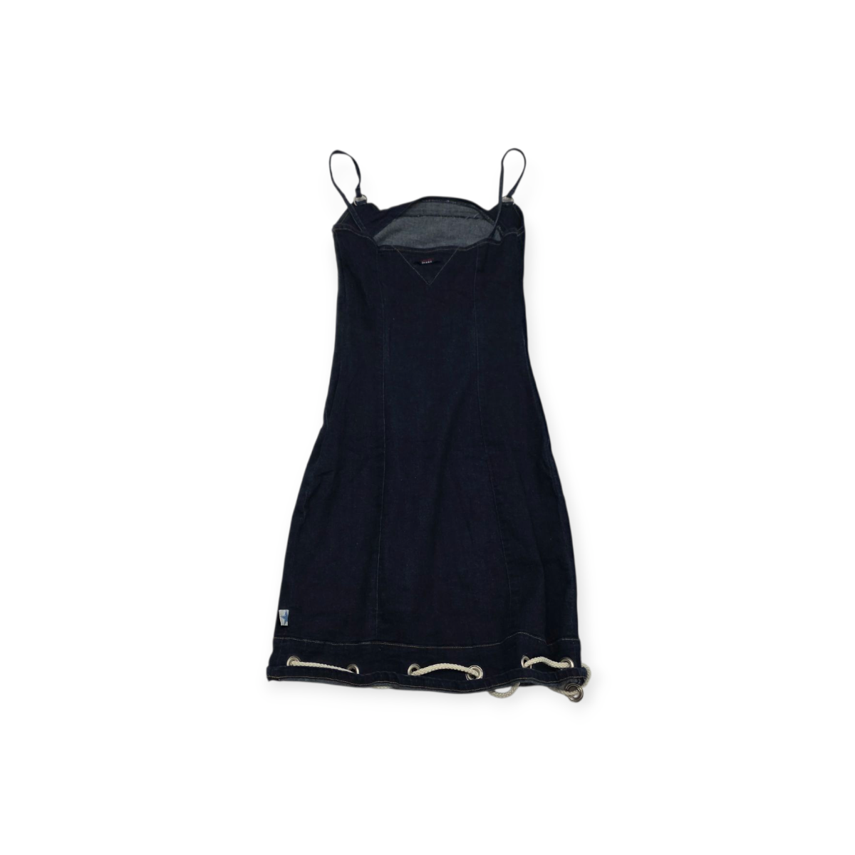 Vestido Tommy Hilfiger De Mezclilla Xchico Xs Azul