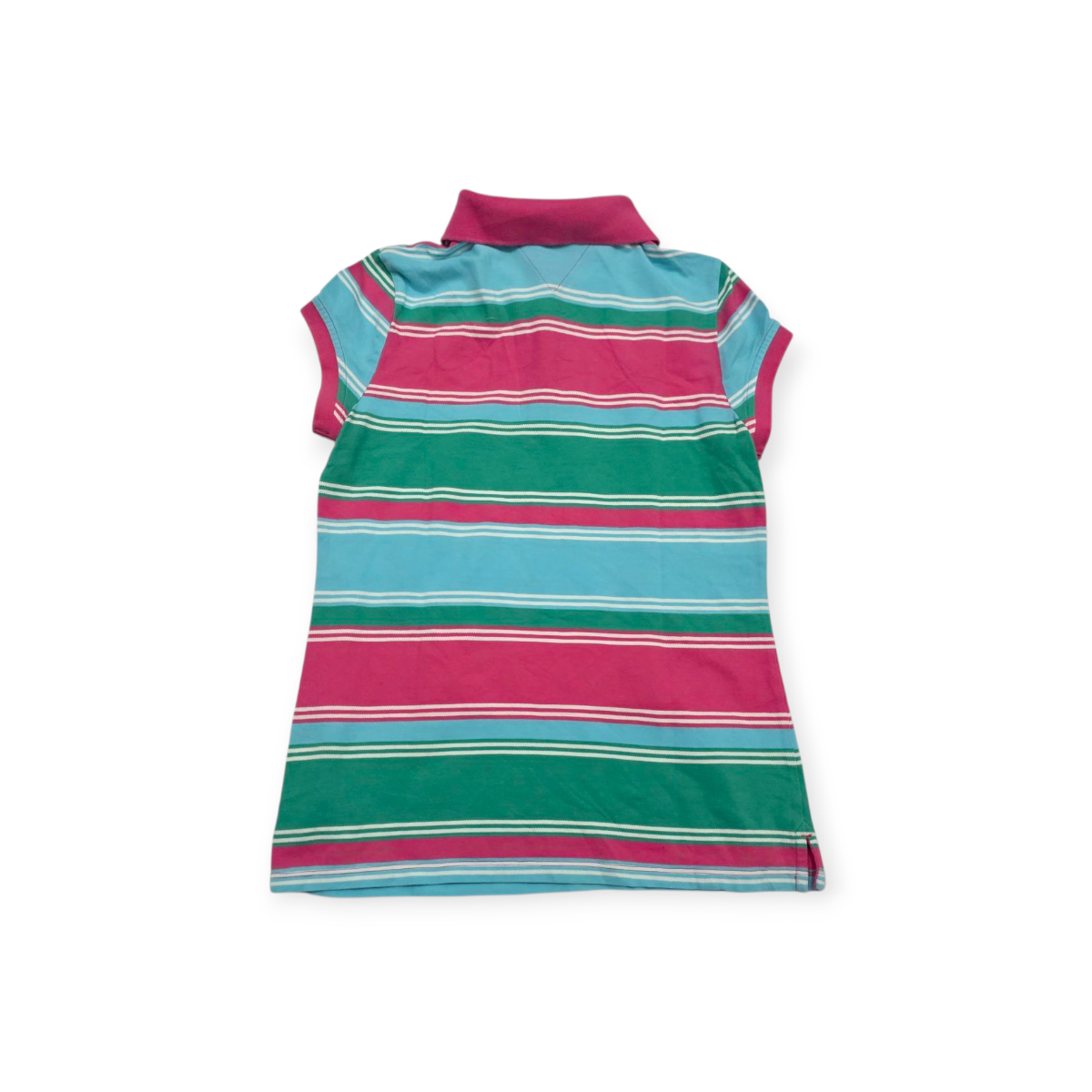Playera Tommy Hilfiger Xgrande Xl Adolescent Rosa Con Azul