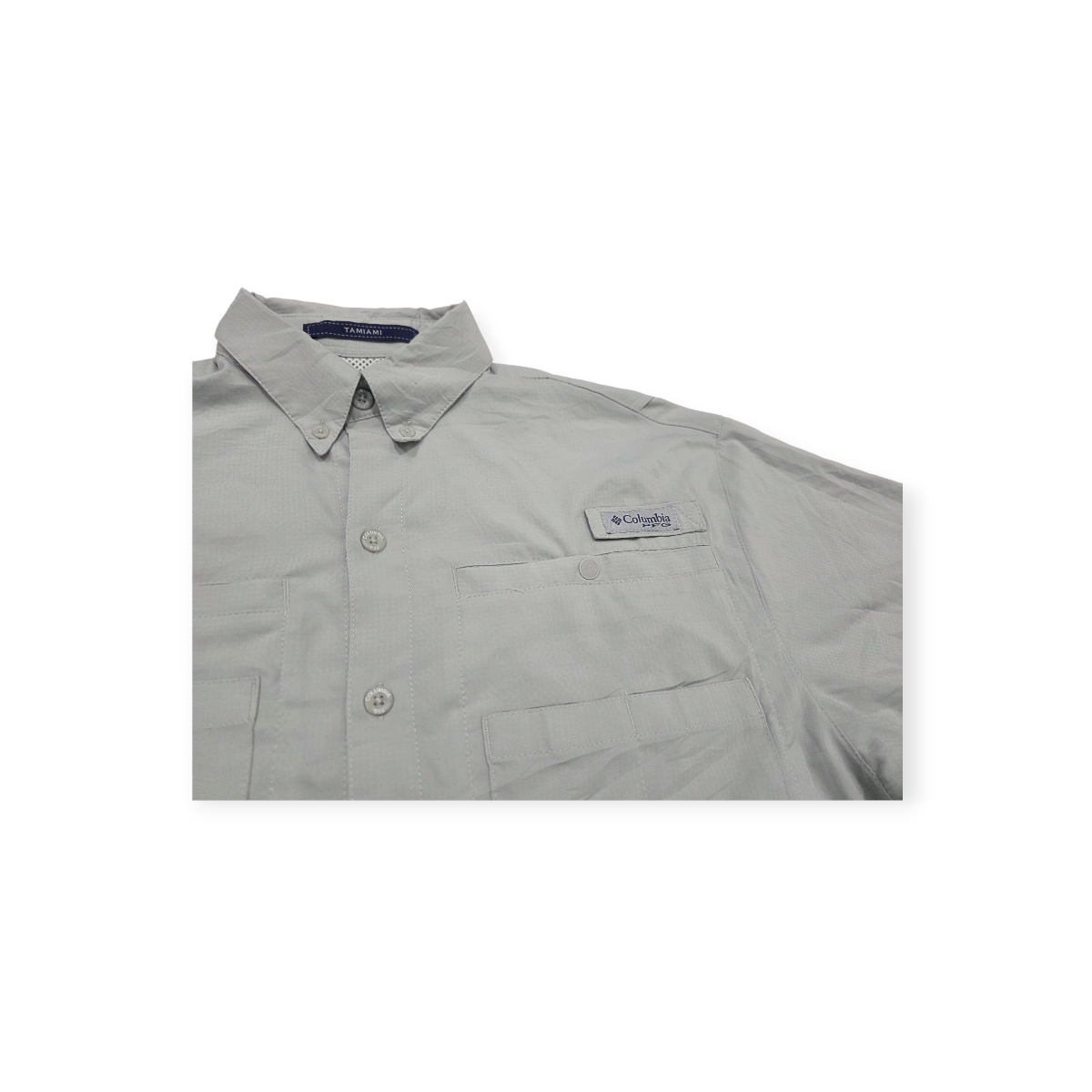 Camisa Columbia Chica S Temiami Color Gris