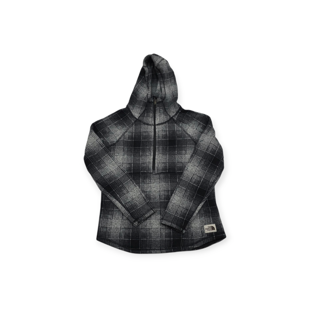 Chamarra The North Face Chico S Color Gris A Cuadros