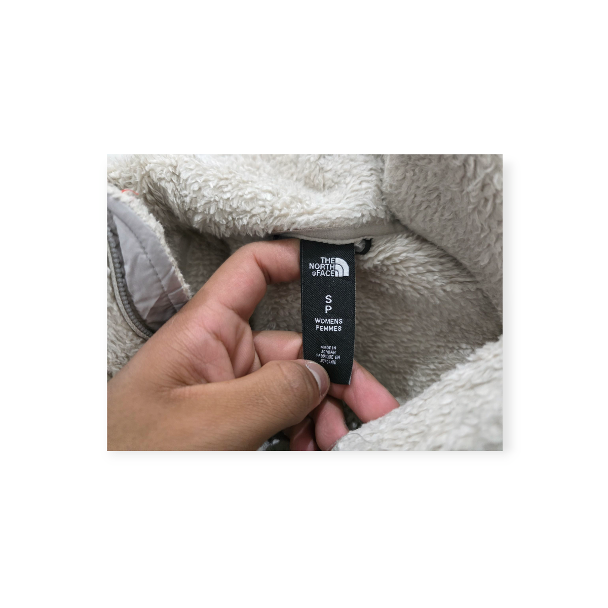 Chamarra The North Face Teddy Chico S Color Crema De Mujer