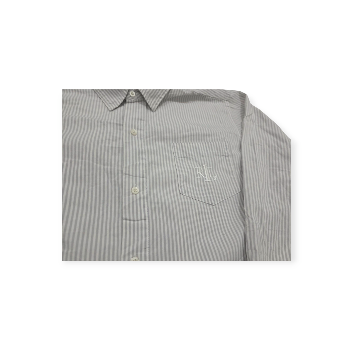 Camisón Ralph Lauren Mediana M Gris Con Lineas