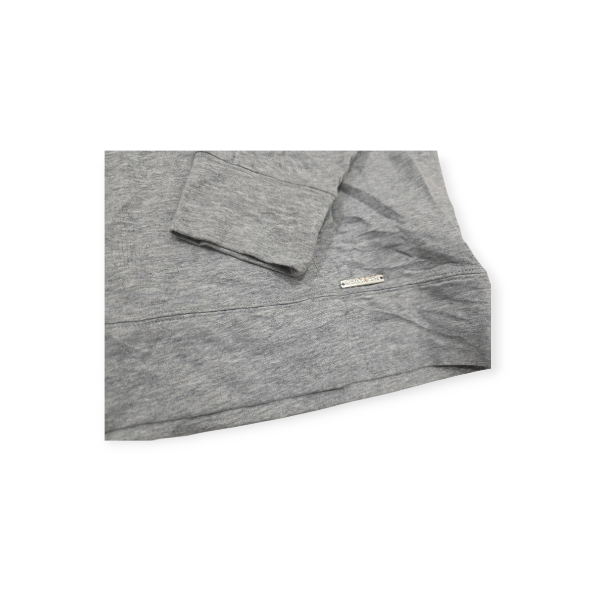 Sudadera Michael Kors Mediana M Gris Con Cordones