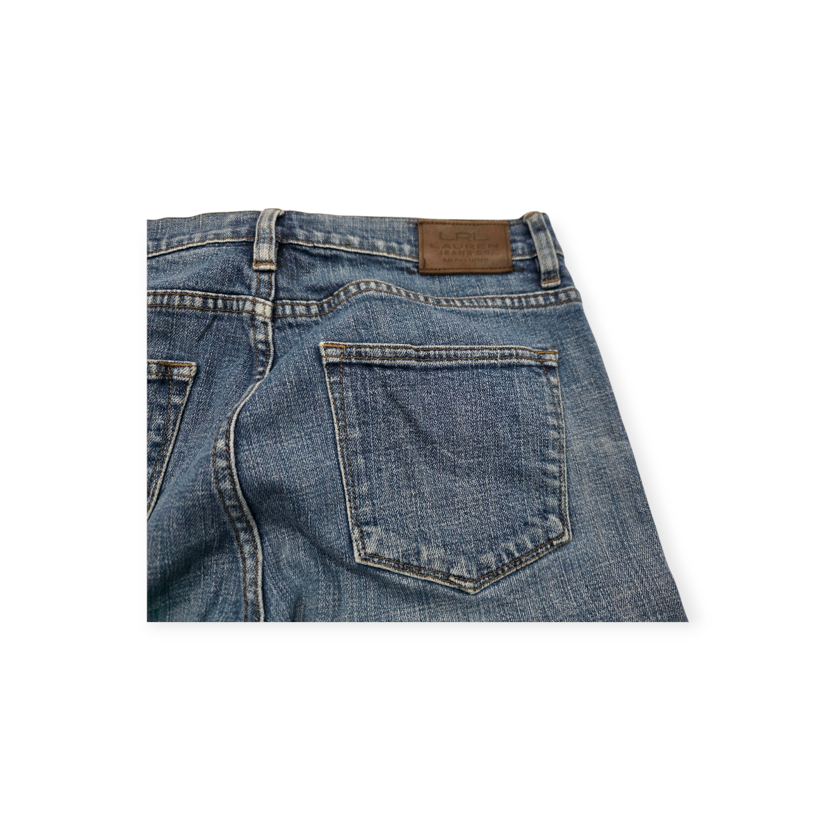 Pantalon Ralph Lauren De Mezclilla Talla 8 Azul