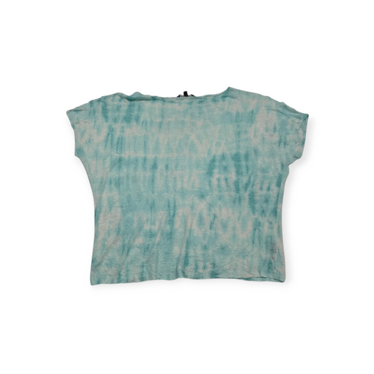 Blusa Ralph Lauren De Lino Grande L Azul Tye Die