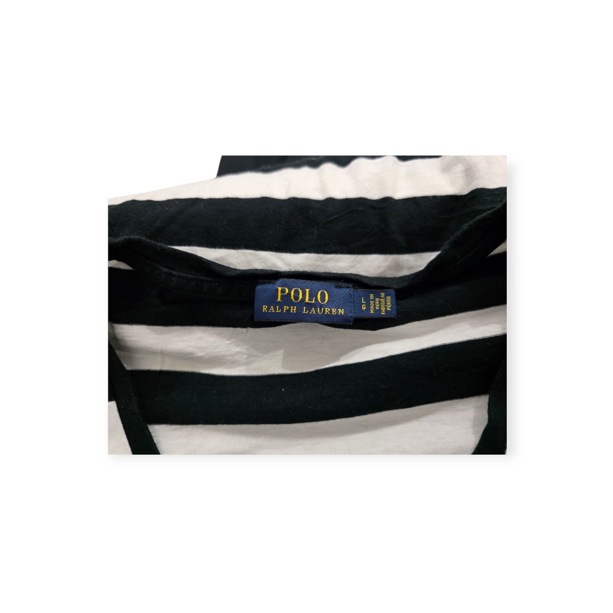 Playera Polo Ralph Lauren Grande L Blanca Con Negro