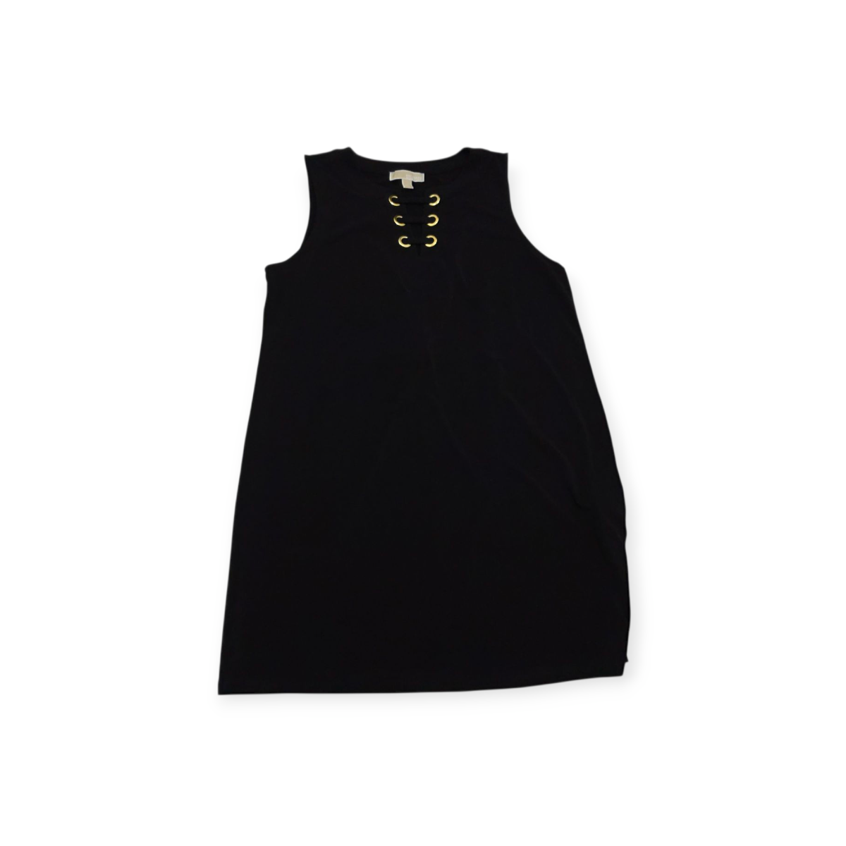 Vestido Michael Kors Xgrande Xl Negro Con Dorado