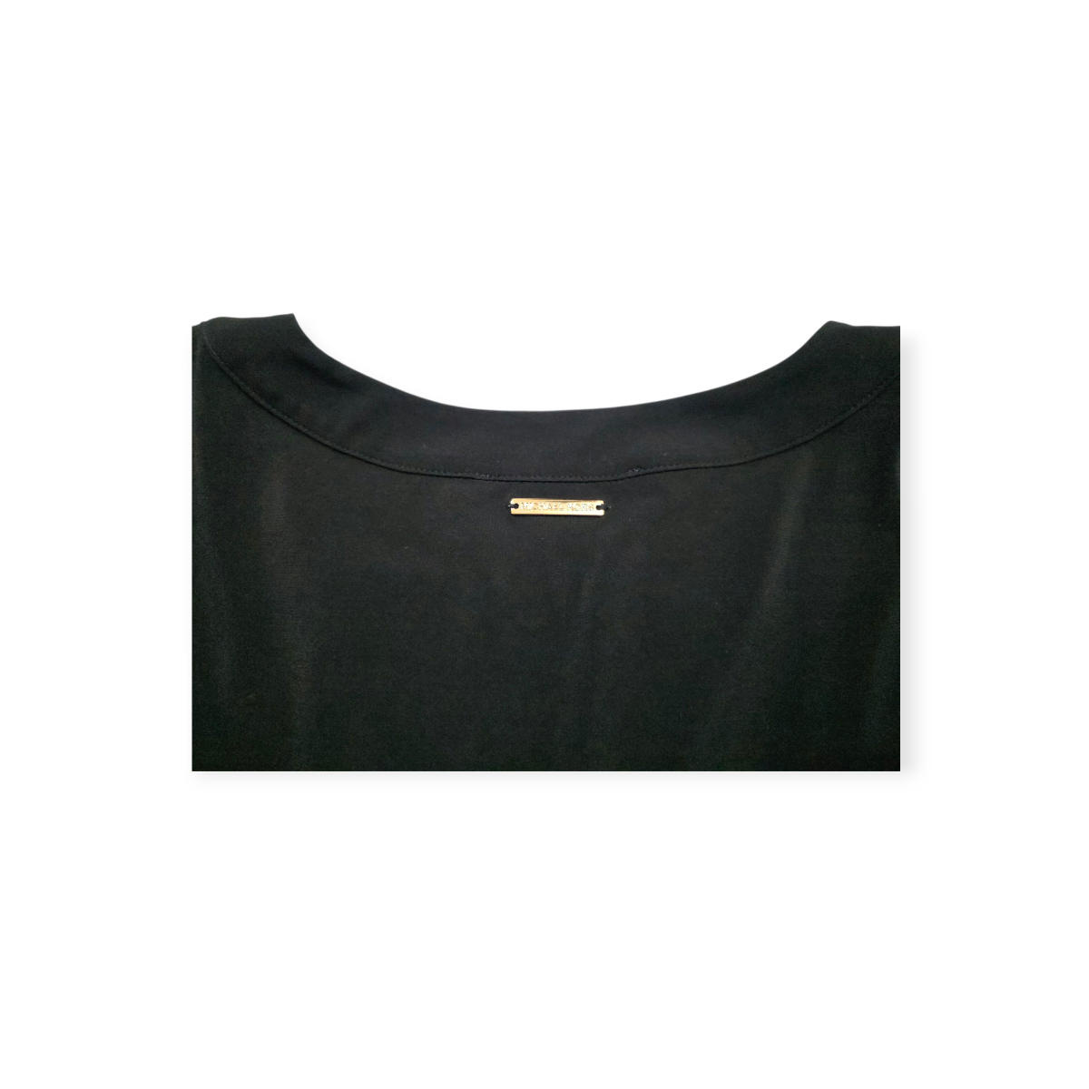 Vestido Michael Kors Xgrande Xl Negro Con Dorado