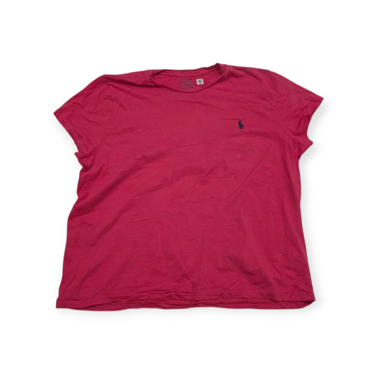 Playera Polo Ralph Lauren Xgrande Xl Rosa Pony Azul