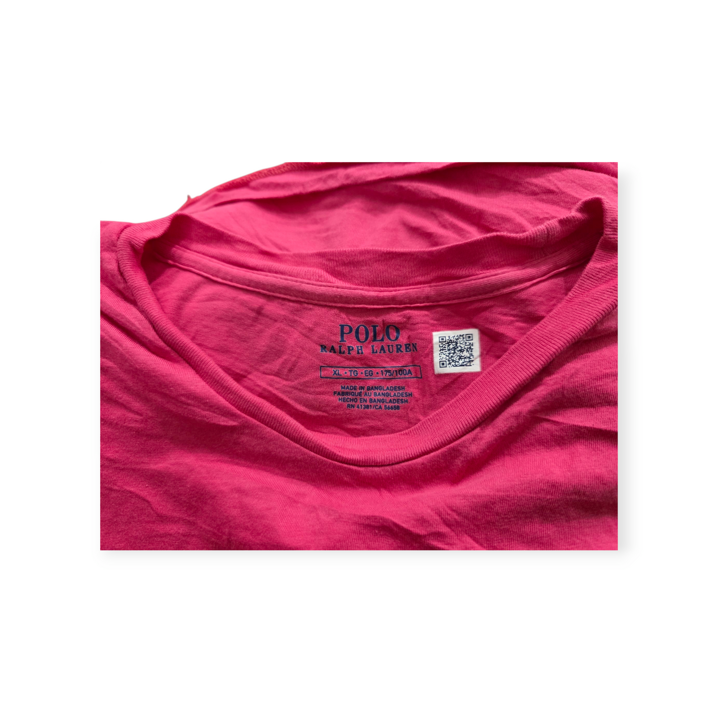 Playera Polo Ralph Lauren Xgrande Xl Rosa Pony Azul