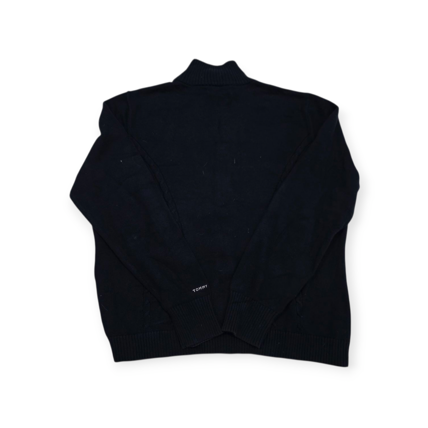Sueter Tommy Hilfiger Xgrande Xl Azul Marino De Cierre