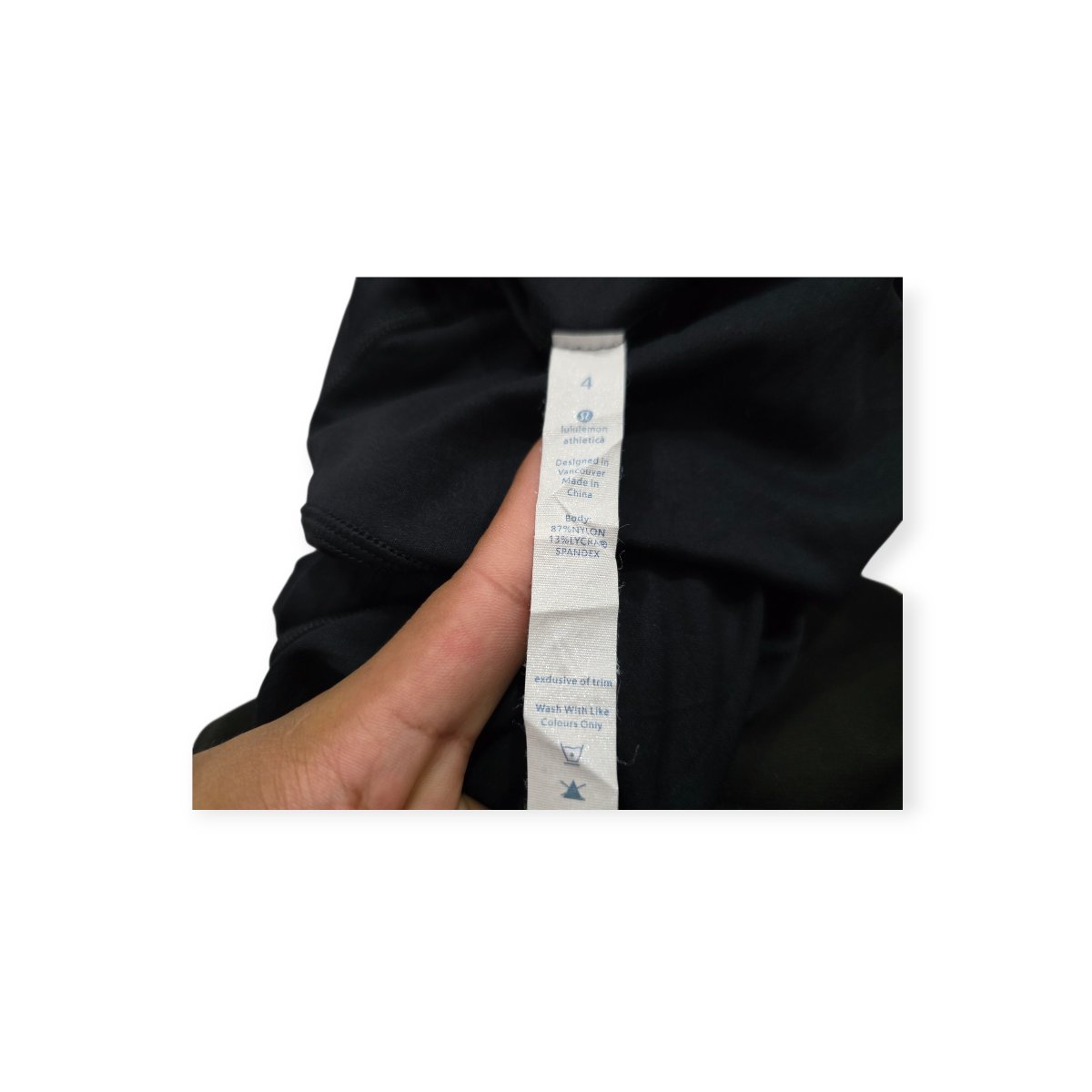 Legging Lululemon Color Negro Talla 4
